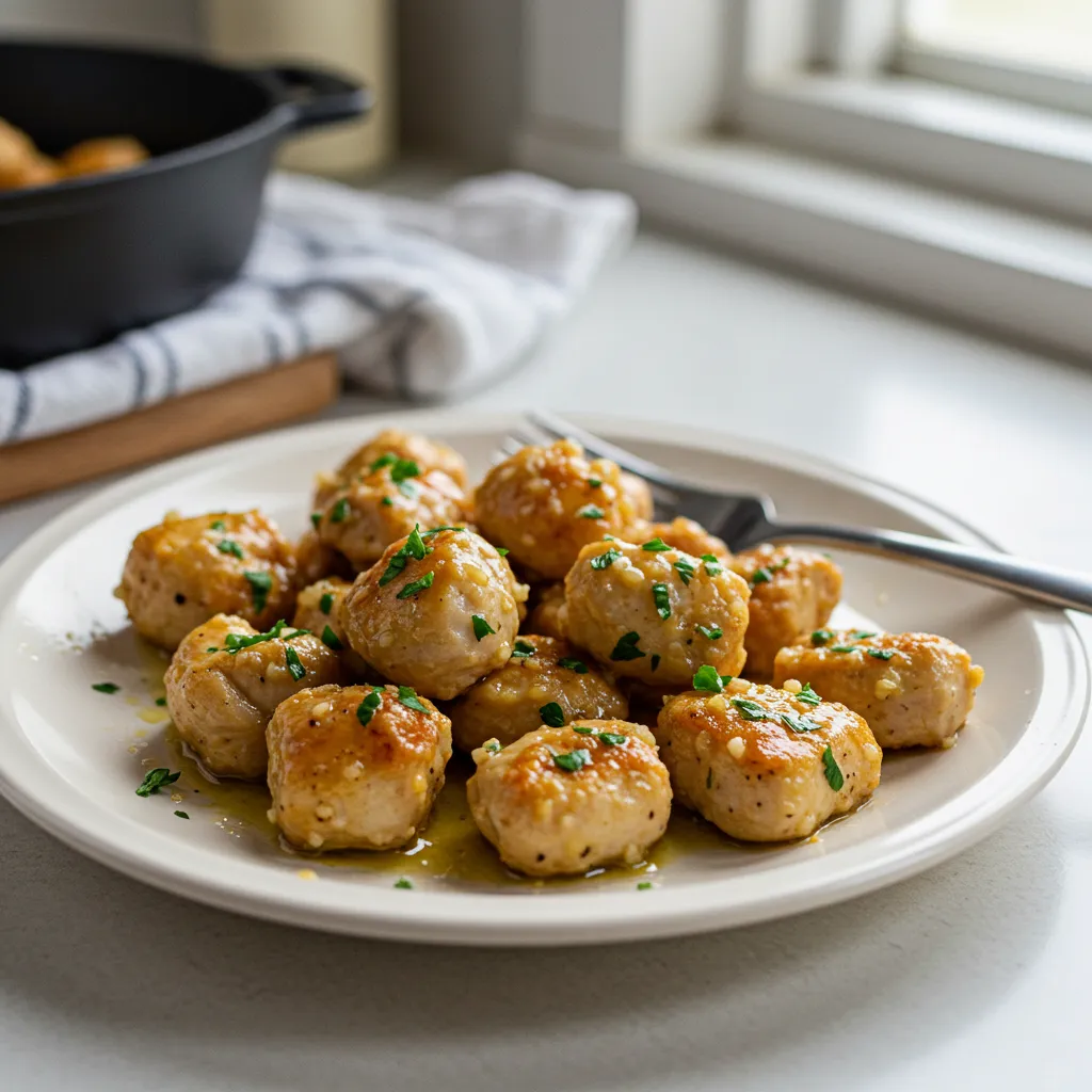 15-Minute Garlic Butter Chicken Bites: Easy One-Pan Recipe - tertiary view